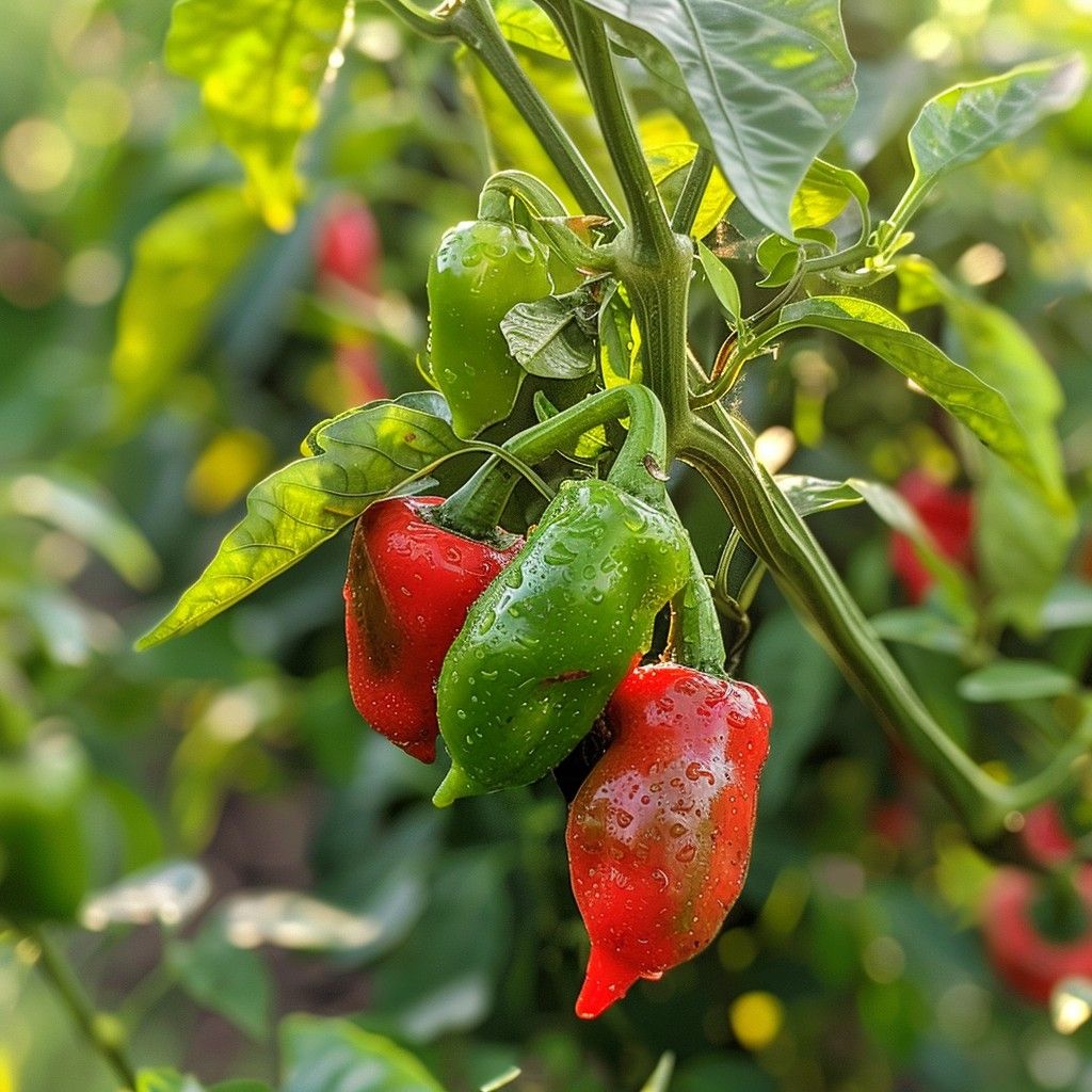peperoncini piccanti scorpion nell'orto di Mama Giò vendita prodotti naturali coltivati a km0 Mosciano Sant'Angelo di Teramo in Abruzzo